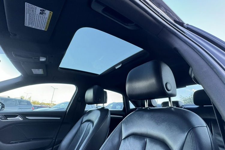 Audi A3 2.0tfsi 190KM automat ledy skóry kamera radar bezwypadkowy zamiana gwa zdjęcie 17