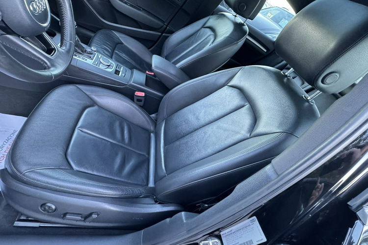 Audi A3 2.0tfsi 190KM automat ledy skóry kamera radar bezwypadkowy zamiana gwa zdjęcie 18