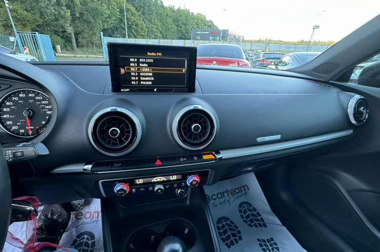 Audi A3 2.0tfsi 190KM automat ledy skóry kamera radar bezwypadkowy zamiana gwa zdjęcie 20