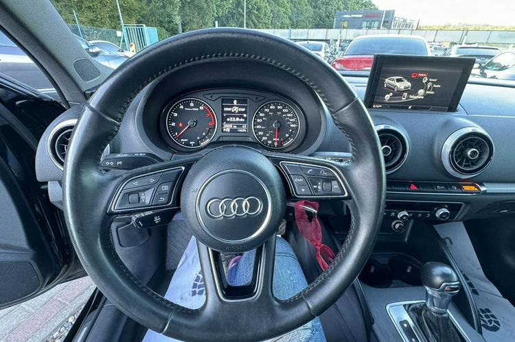 Audi A3 2.0tfsi 190KM automat ledy skóry kamera radar bezwypadkowy zamiana gwa zdjęcie 21