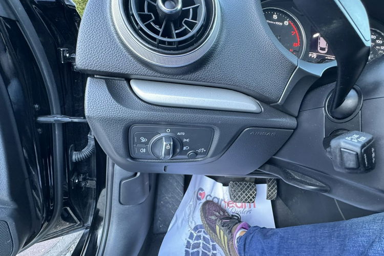 Audi A3 2.0tfsi 190KM automat ledy skóry kamera radar bezwypadkowy zamiana gwa zdjęcie 22