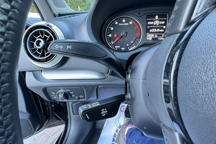 Audi A3 2.0tfsi 190KM automat ledy skóry kamera radar bezwypadkowy zamiana gwa zdjęcie 24