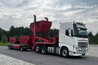 Volvo Fh 540 bramowiec meiller sprowadzony z Niemiec zestaw z przyczepą idealny stan