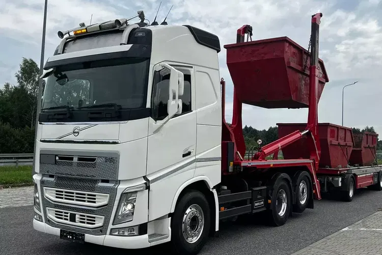 Volvo Fh 540 bramowiec meiller sprowadzony z Niemiec zestaw z przyczepą idealny stan zdjęcie 12