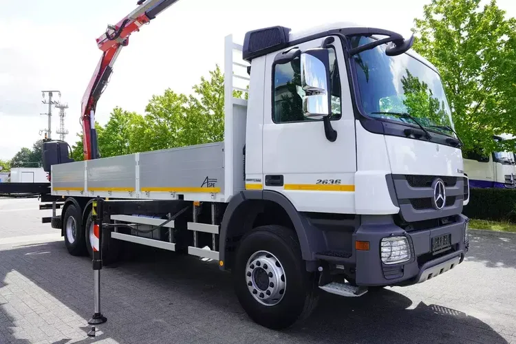 Mercedes Actros 2636EEV 6×4 HDS Fassi F195A 8.3t / 186 tys.km zdjęcie 31