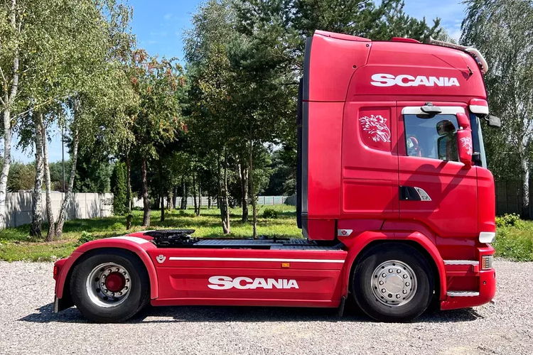 Scania R580 hydraulika pełna opcja cała na poduszce topline v8 zdjęcie 13