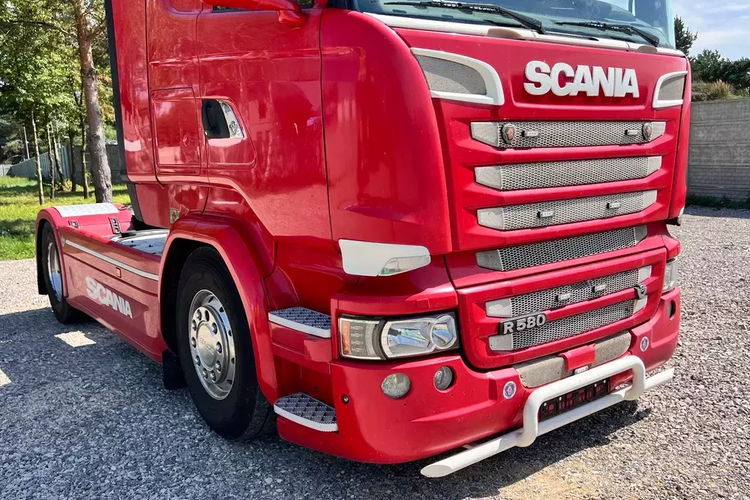 Scania R580 hydraulika pełna opcja cała na poduszce topline v8 zdjęcie 15