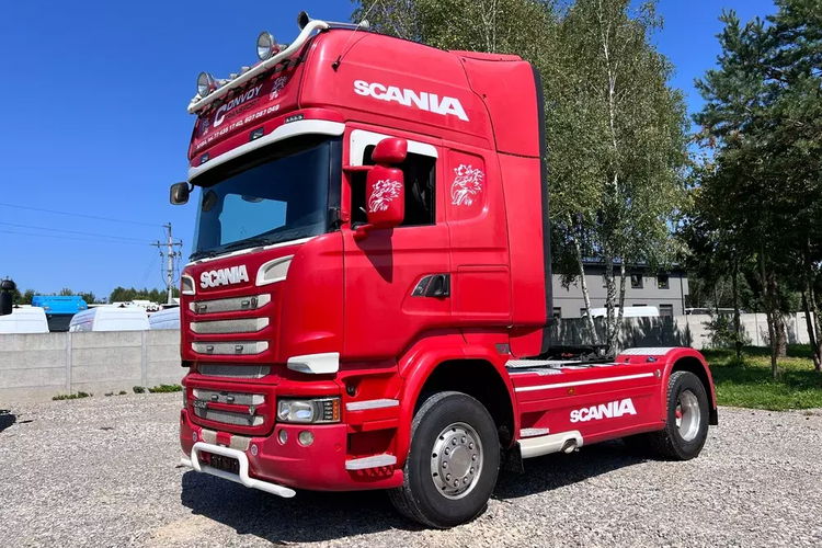 Scania R580 hydraulika pełna opcja cała na poduszce topline v8 zdjęcie 22