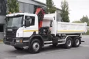 Scania P400 6X4 wywrotka / HDS HIAB 166 ES-3 HIDUO / Bortmatic zdjęcie 11