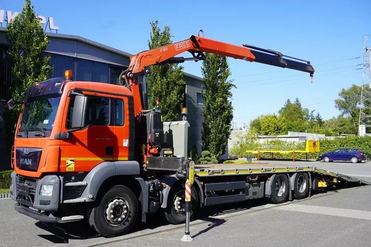 MAN TGS 35.360 E6 8×2 / HDS Fassi F165A.2.22 / Laweta zdjęcie 1