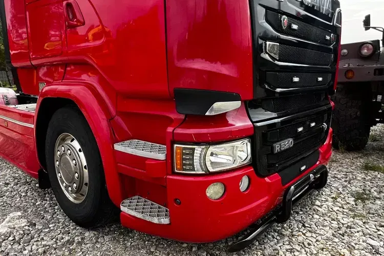 Scania r520 topline klima postojowa skóry navi xenon v8 retarder zdjęcie 10