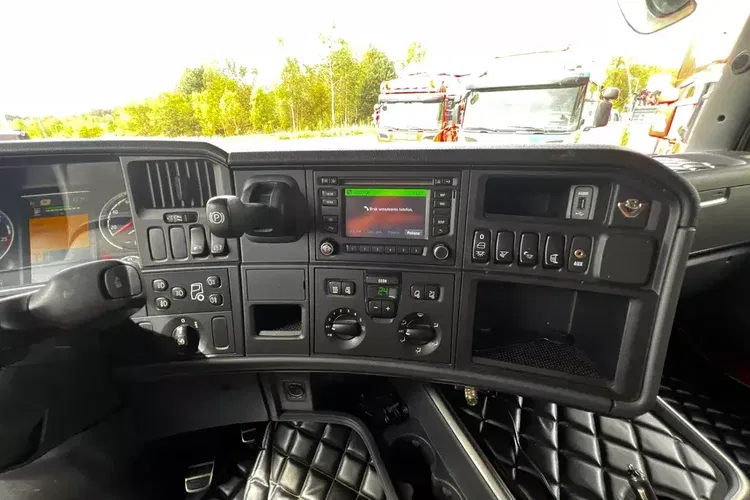 Scania r520 topline klima postojowa skóry navi xenon v8 retarder zdjęcie 22