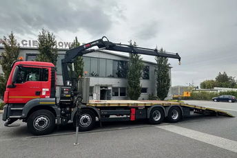 MAN TGS 35.360 E6 8×2 / HDS HIAB X-HIDUO 228 E-2 / Laweta / 2018