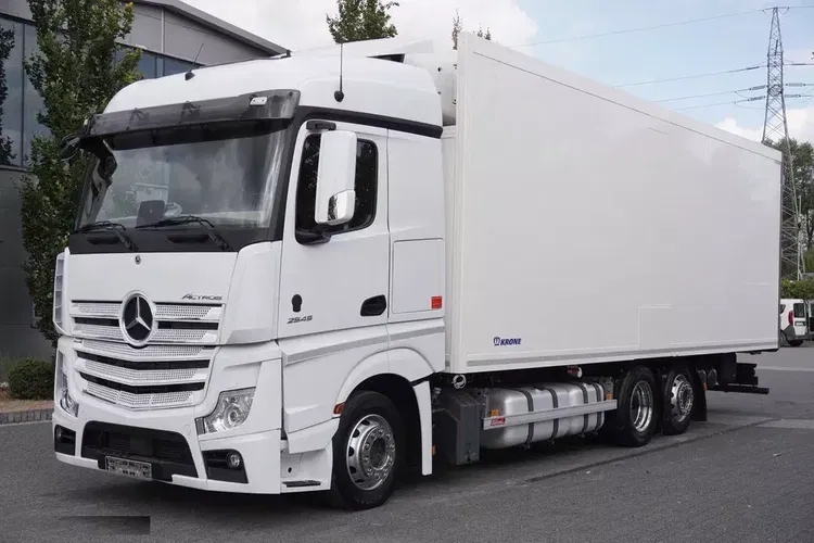 Mercedes Actros 2545 MP5 6×2 E6 / CHŁODNIA KRONE 40 palet Bitemperatura Doppelstock / wysoka 2.7m zdjęcie 1