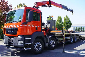 MAN TGS 35.360EEV 8×2 Laweta / Dźwig Fassi F165 / udźwig 5400 kg / Pilot