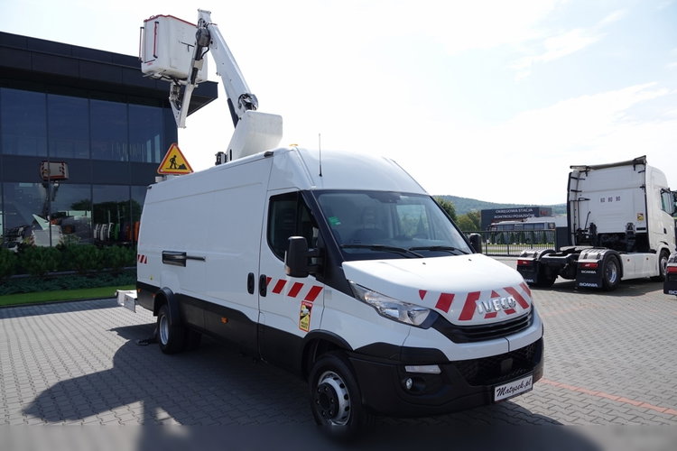 Iveco DAILY 70C18H V / PODNOŚNIK KOSZOWY - 17 METRÓW / ZWYŻKA 172TPF / 2019 ROK / BUS BLASZAK + ZWYŻKA zdjęcie 3