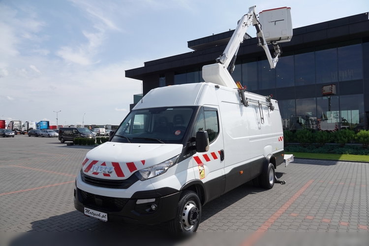 Iveco DAILY 70C18H V / PODNOŚNIK KOSZOWY - 17 METRÓW / ZWYŻKA 172TPF / 2019 ROK / BUS BLASZAK + ZWYŻKA zdjęcie 4