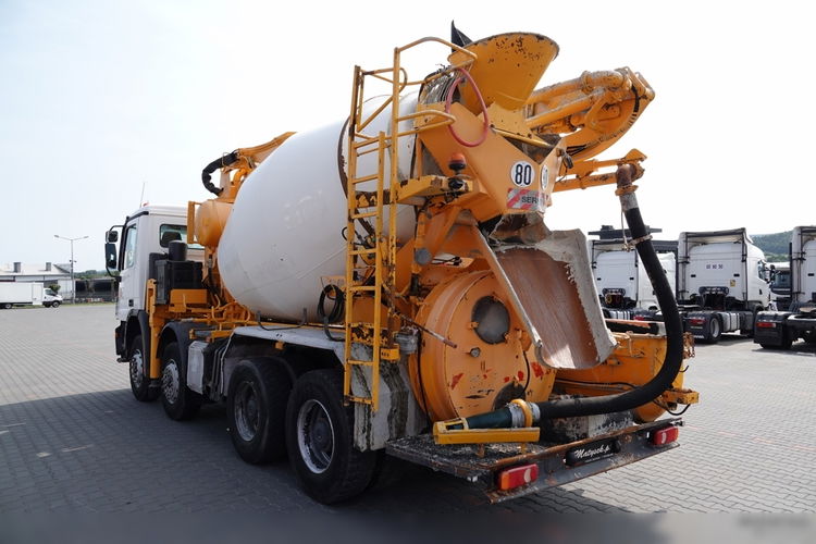 Mercedes ACTROS 3241 / POMPOGRUSZKA / BETONOMIESZARKA + POMPA PUTZMEISTER 21 METRÓW / STEROWANIE RADIOWE zdjęcie 13