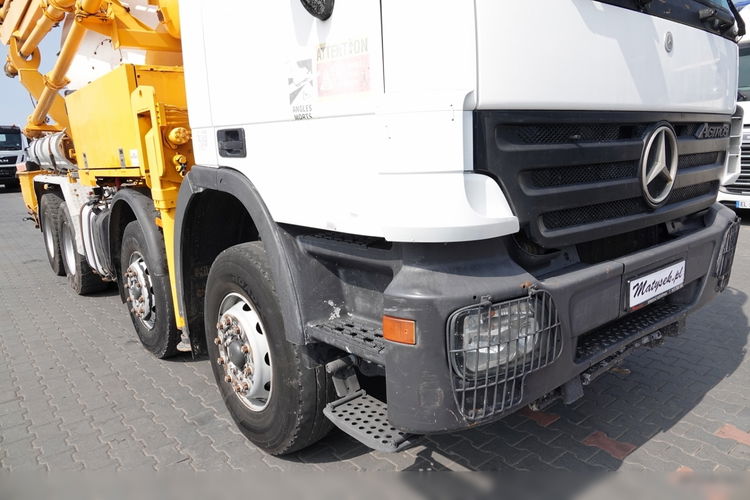 Mercedes ACTROS 3241 / POMPOGRUSZKA / BETONOMIESZARKA + POMPA PUTZMEISTER 21 METRÓW / STEROWANIE RADIOWE zdjęcie 19