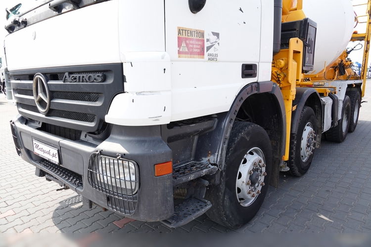 Mercedes ACTROS 3241 / POMPOGRUSZKA / BETONOMIESZARKA + POMPA PUTZMEISTER 21 METRÓW / STEROWANIE RADIOWE zdjęcie 20