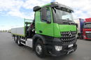 Mercedes AROCS 2636 / 6x4 / 6x2 / 4x4 / SKRZYNIOWY 5.10 m / + HDS HIAB 192 E4-wysów 13 m / HDS ZA KABINĄ / OŚ SKRĘTNA i PODNOSZONA / EURO 6 zdjęcie 15