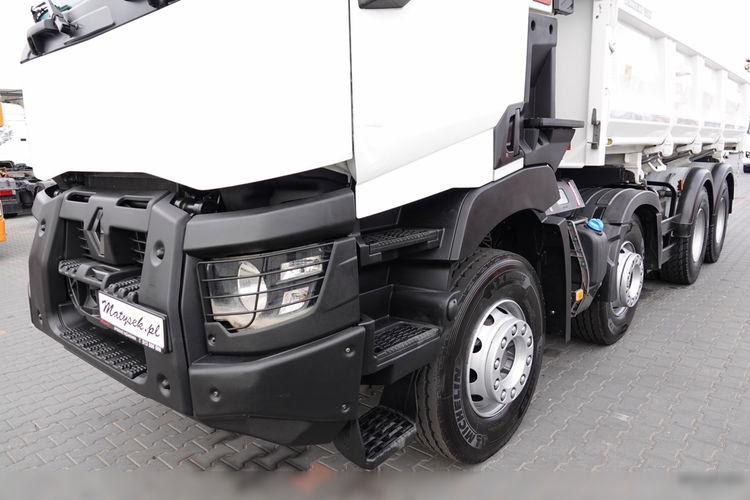 Renault C 460 / 8x4 / WYWROTKA / HYDROBURTA / BORDMATIC / EURO 6 / OPONY 100% / SPROWADZONY / PO KONTRAKCIE SERWISOWYM zdjęcie 16