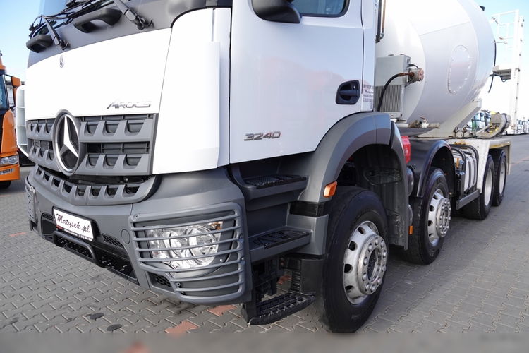 Mercedes AROCS 3240 / 8x4 / GRUSZKA 9m3 / BETONOMIESZARKA / EURO 6 /   2019 ROK  zdjęcie 10