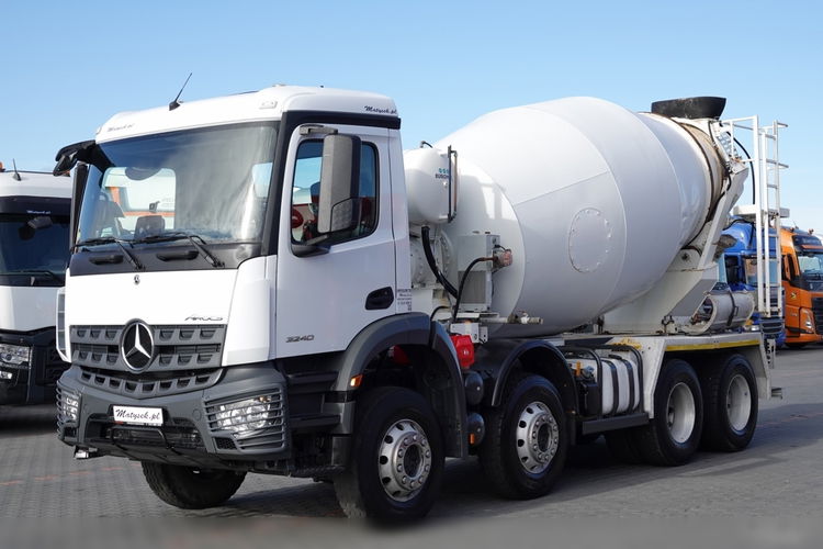 Mercedes AROCS 3240 / 8x4 / GRUSZKA 9m3 / BETONOMIESZARKA / EURO 6 /   2019 ROK  zdjęcie 1