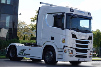 Scania R 450 / RETARDER / HYDRAULIKA / NISKA KABINA / CAŁA NA PODUSZKACH / 2019 / SPROWADZONA / PO ZŁOTYM KONTRAKCIE SERWISOWYM /