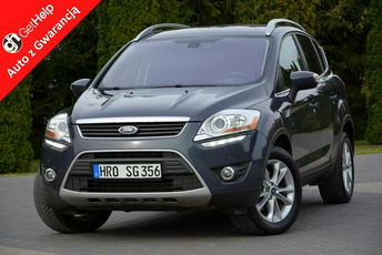 Ford Kuga Titanium Skóry Bi-Xenon Ledy 4x4 Duża Navi Kamera 2xParktr. ALU17