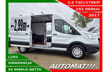 Ford Transit L2H2 54999zł NETTO 2.0 TdCi/170KM Automat