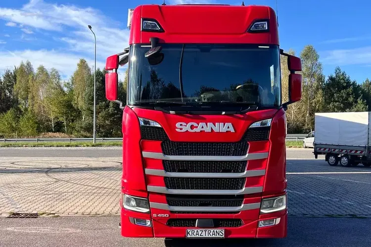 S450 firanka tandem 120m3 perfekcyjny stan ZŁOTY KONTRAKT SERWISOWY SCANIA pełna opcja zdjęcie 11