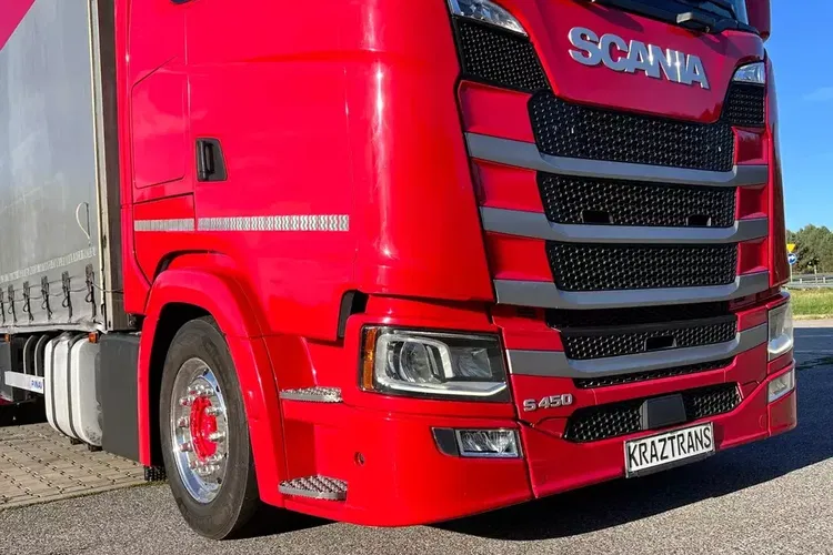 S450 firanka tandem 120m3 perfekcyjny stan ZŁOTY KONTRAKT SERWISOWY SCANIA pełna opcja zdjęcie 9