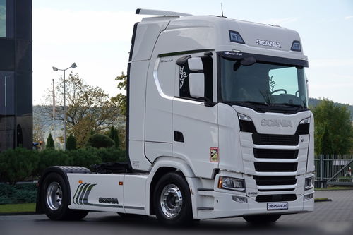 Scania S 450 / RETARDER /2018 ROK / NAVI / ALUFELGI / OPONY 100 % /KLIMA POSTOJOWA / SPROWADZONA / PO KONTRAKCIE SERWISOWYM