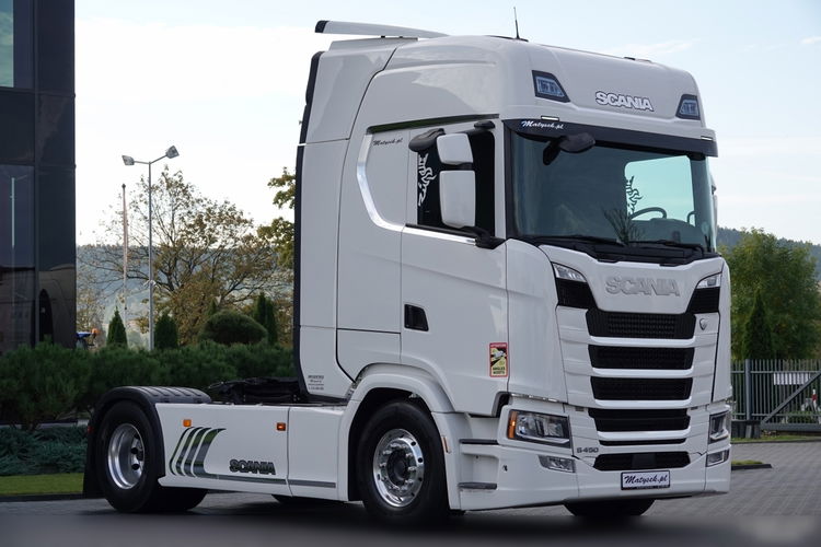 Scania S 450 / RETARDER /2018 ROK / NAVI / ALUFELGI / OPONY 100 % /KLIMA POSTOJOWA  / SPROWADZONA / PO KONTRAKCIE SERWISOWYM zdjęcie 1