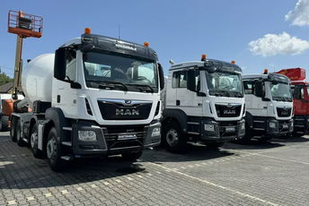 MAN TGS 32.420 8x4 Betonomieszarka Betoniarka GRUSZKA - 9m