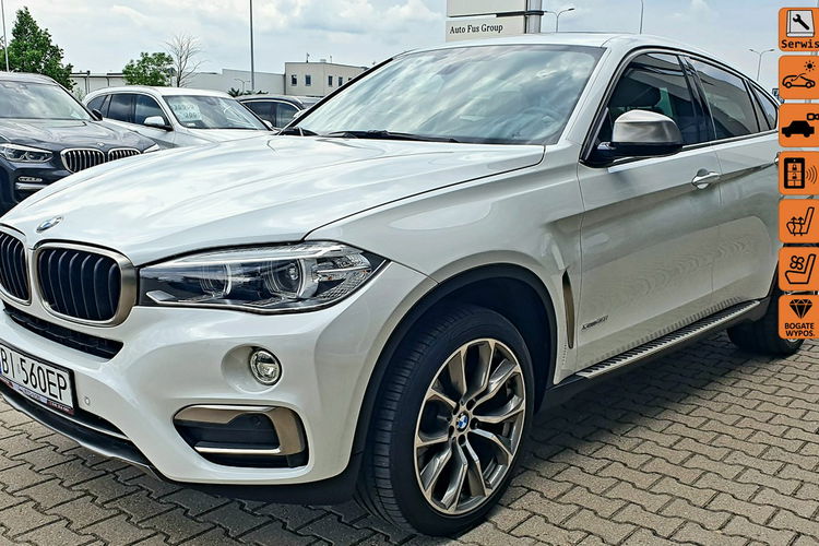 X6 BMW X6 450KM xDrive Biała Skóra 50i zdjęcie 1