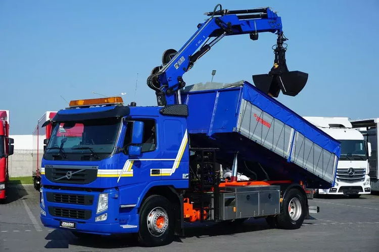 Volvo FM / 340 / E 5 / WYWROTKA + HDS / ROTATOR / ŁYŻKA zdjęcie 1