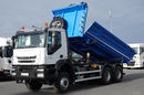 Iveco TRAKKER 410 / 6x6 / WYWROTKA 3 STRONNA / HYDROBURTA / BORDMATIC /MANUAL / OPONY 100%  zdjęcie 1