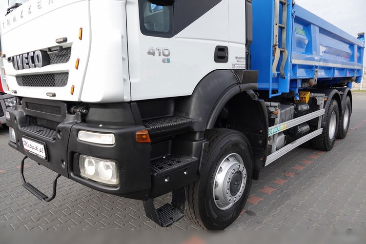 Iveco TRAKKER 410 / 6x6 / WYWROTKA 3 STRONNA / HYDROBURTA / BORDMATIC /MANUAL / OPONY 100%  zdjęcie 20