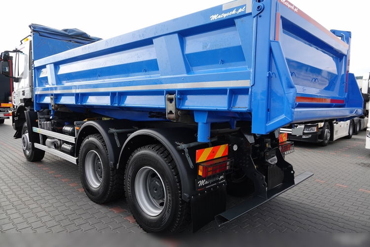 Iveco TRAKKER 410 / 6x6 / WYWROTKA 3 STRONNA / HYDROBURTA / BORDMATIC /MANUAL / OPONY 100%  zdjęcie 21