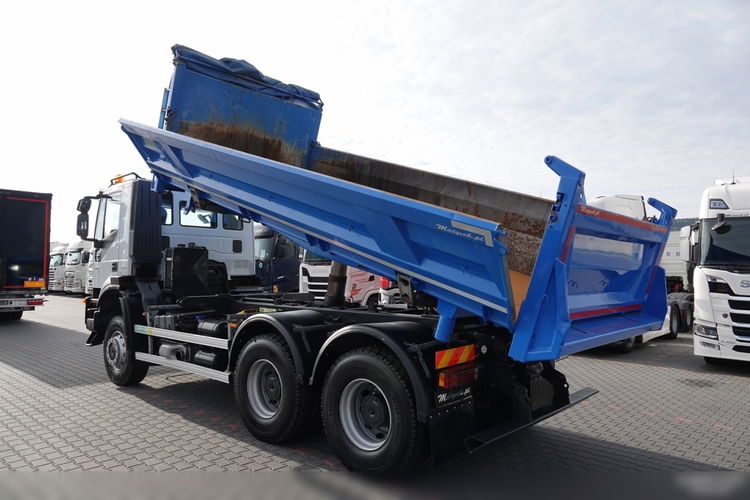 Iveco TRAKKER 410 / 6x6 / WYWROTKA 3 STRONNA / HYDROBURTA / BORDMATIC /MANUAL / OPONY 100%  zdjęcie 2