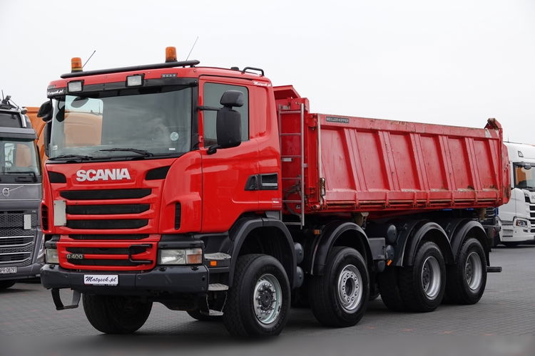 Scania G 400 / 8x6 / WYWROTKA 3 STRONNA / MEILLER KIPER / MANUAL zdjęcie 9