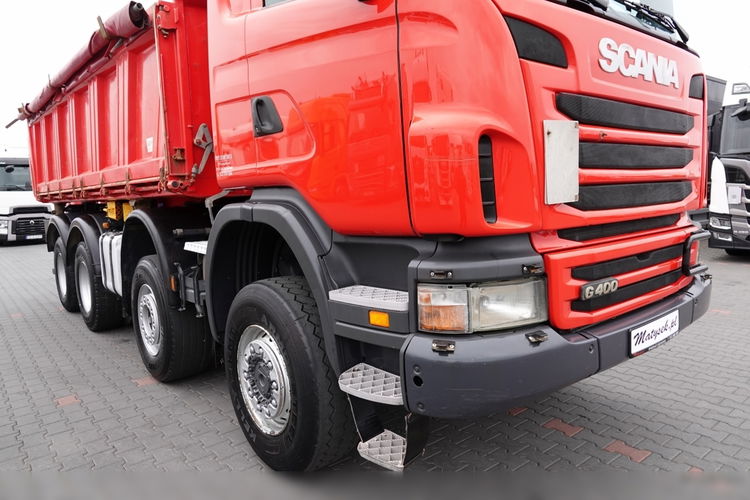 Scania G 400 / 8x6 / WYWROTKA 3 STRONNA / MEILLER KIPER / MANUAL zdjęcie 13