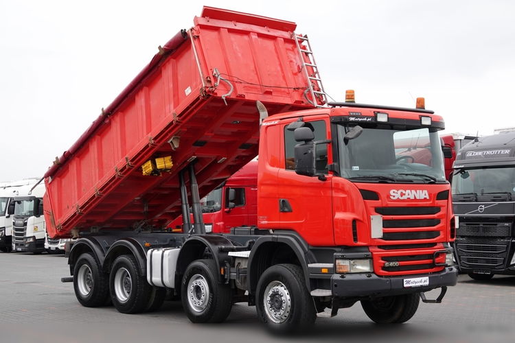Scania G 400 / 8x6 / WYWROTKA 3 STRONNA / MEILLER KIPER / MANUAL zdjęcie 4