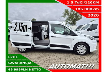 Ford Transit Connect Long 49999zł NETTO 1, 5TdCi/120KM Automat