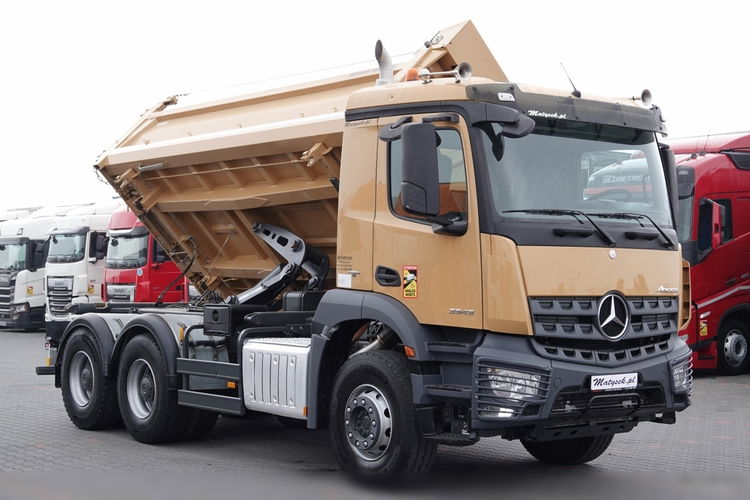 Mercedes ACTROS 3343 / 6x4 / WYWROTKA / BORDMATIC / HYDROBURTA /  MEILLER KIPER / EURO 6 zdjęcie 8