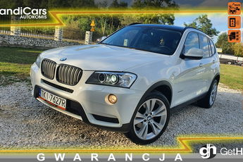 BMW X3 xDrive 35d 313KM # Navi # Head Up # El Klapa # Skóra # Serwis ASO