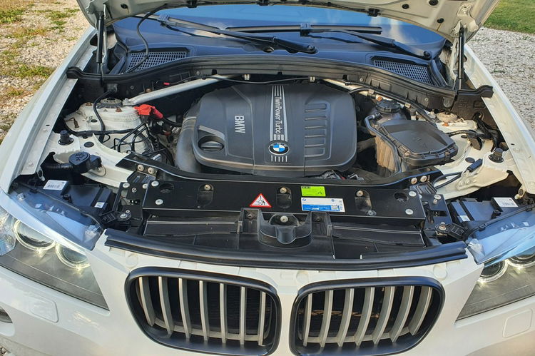 BMW X3 xDrive 35d 313KM # Navi # Head Up # El Klapa # Skóra # Serwis ASO zdjęcie 32