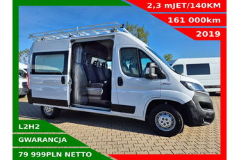 Fiat Ducato L2H2 79999zł NETTO Brygadówka 6 osób 2.3mJET/140KM